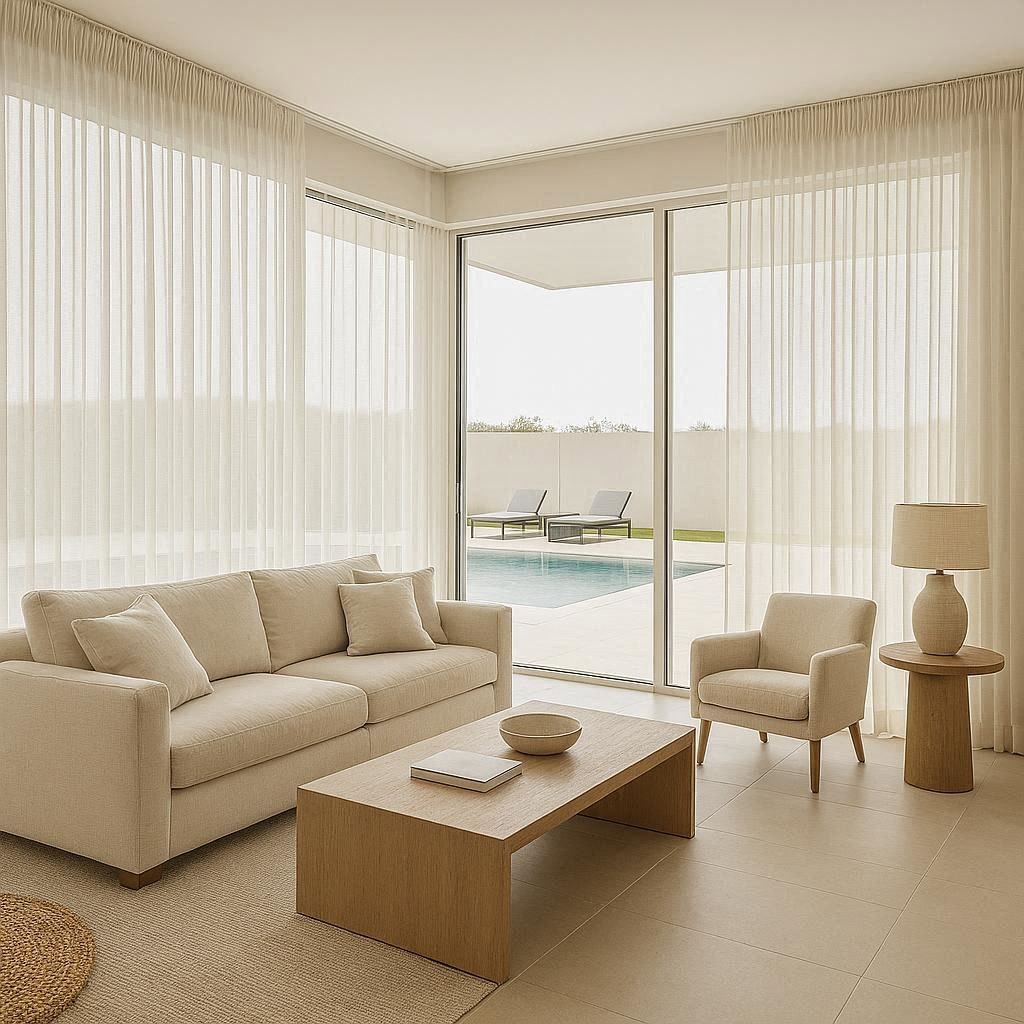 Cortinas Fruncidas cosidas a mano Moritz