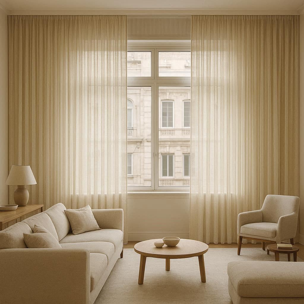 Cortinas Fruncidas cosidas a mano Moritz
