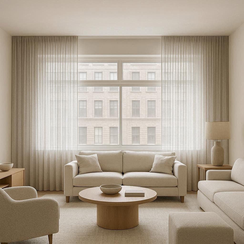 Cortinas Fruncidas cosidas a mano Moritz
