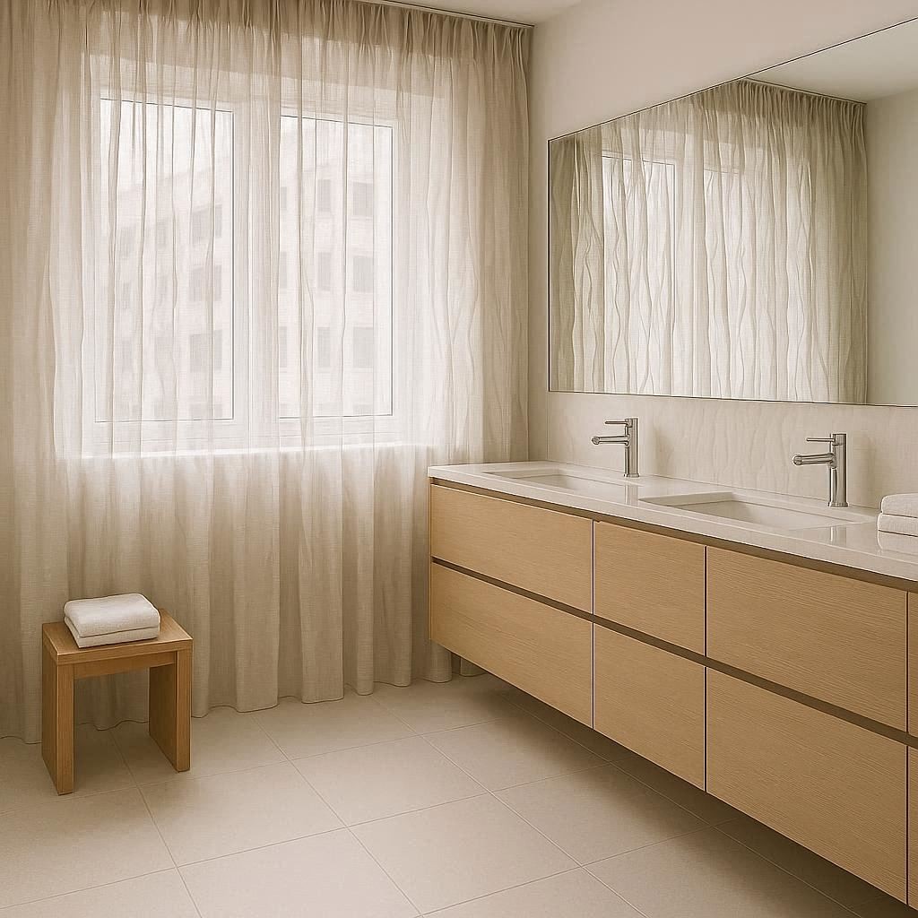 Cortinas Fruncidas cosidas a mano Moritz