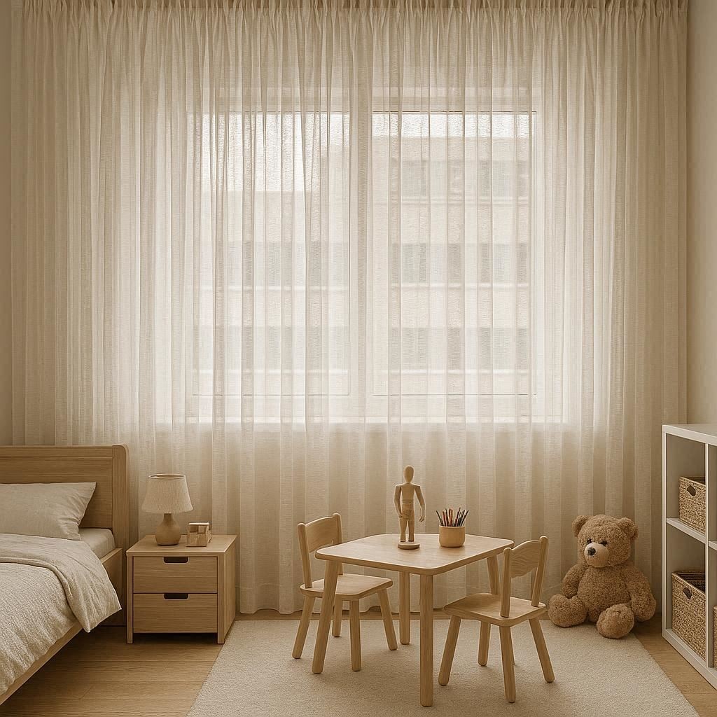 Cortinas Fruncidas cosidas a mano Moritz