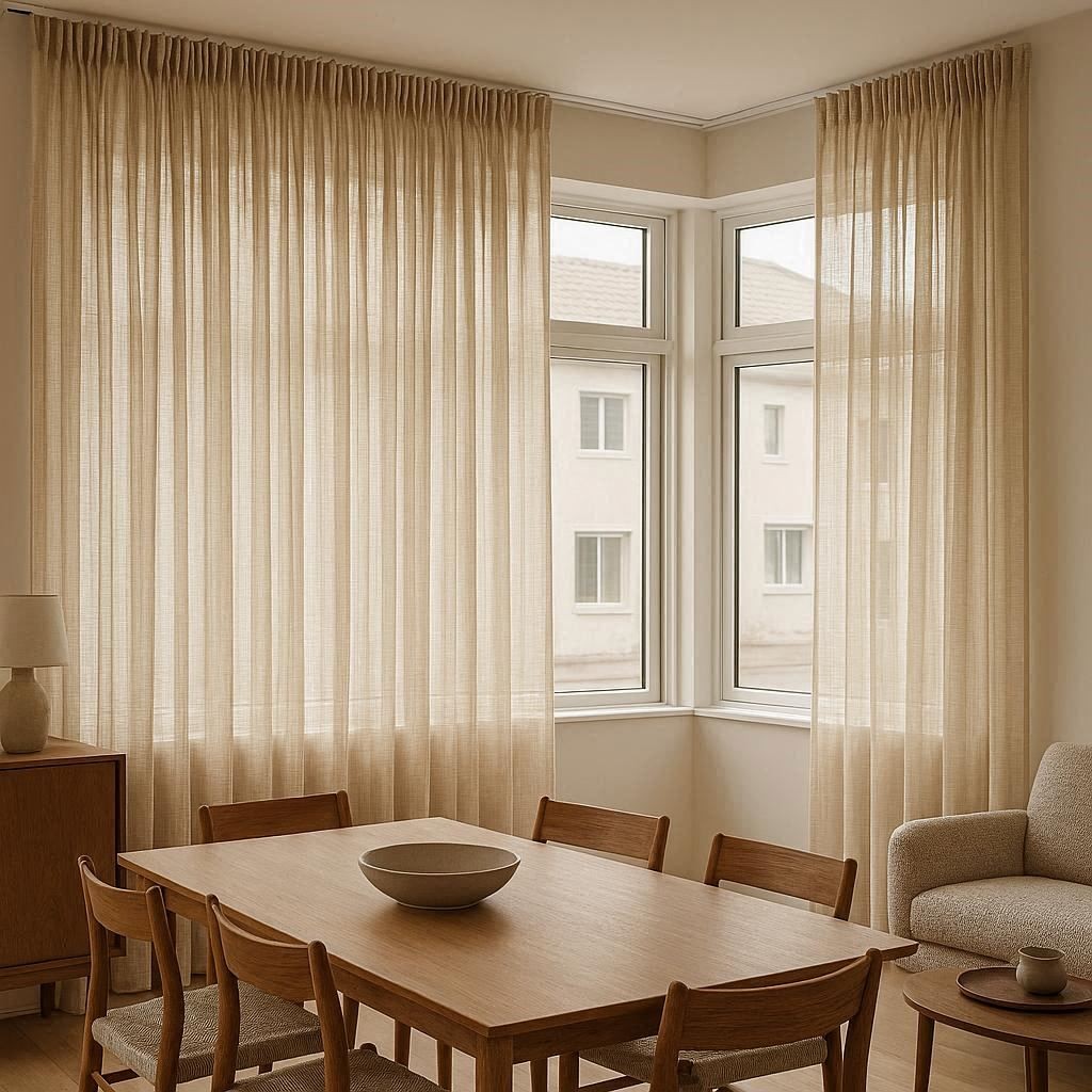 Cortinas Fruncidas cosidas a mano Moritz