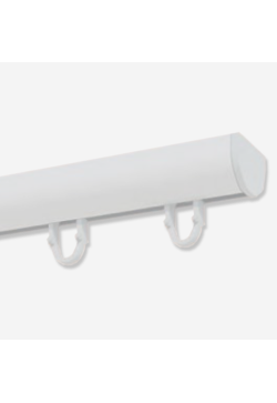 Riel Ronde Plata para Cortinas