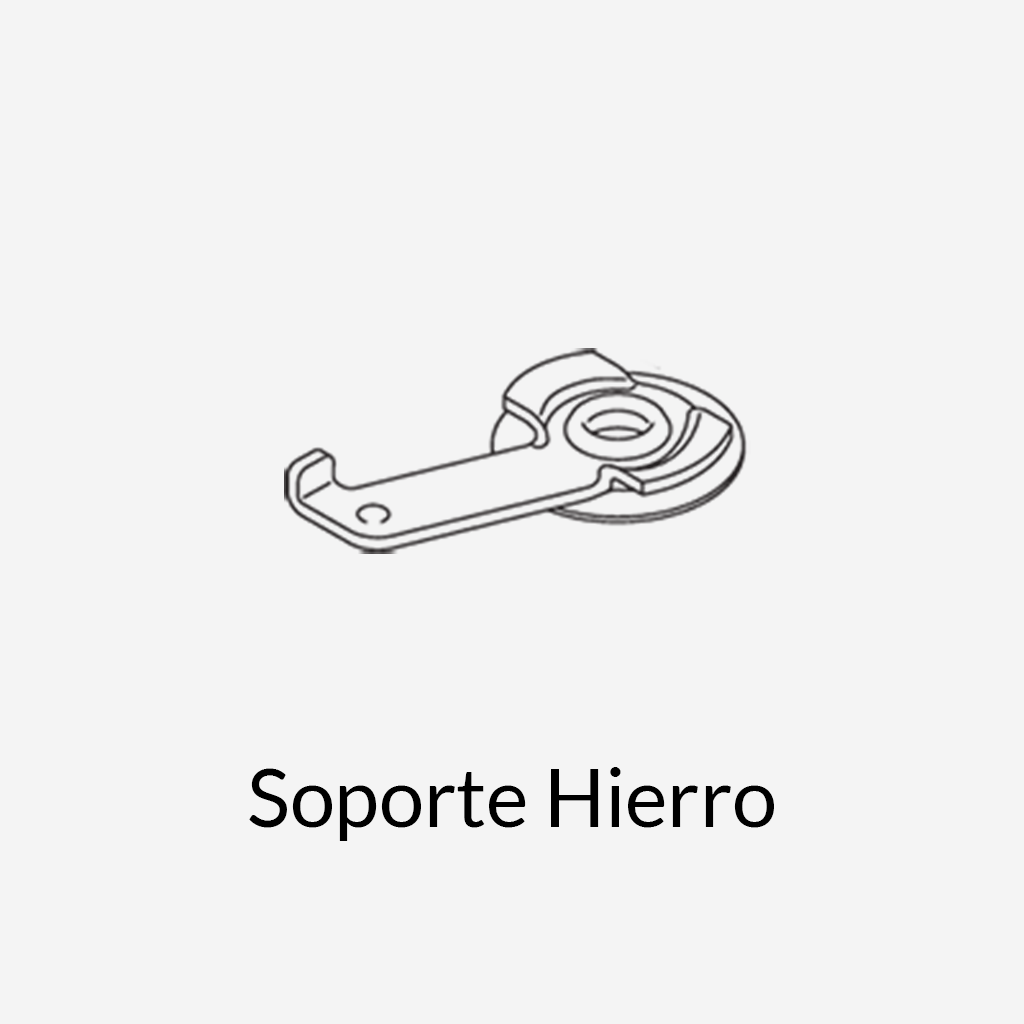 Riel Ronde Plata para Cortinas
