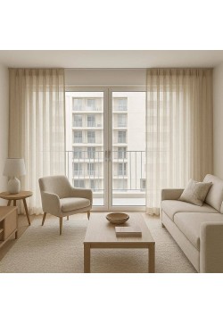 Cortinas con Tablas Cosidas a Mano