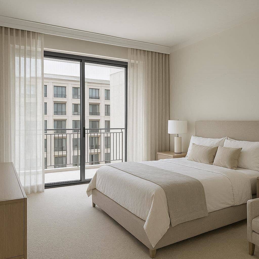 Cortinas con Tablas Cosidas a Mano