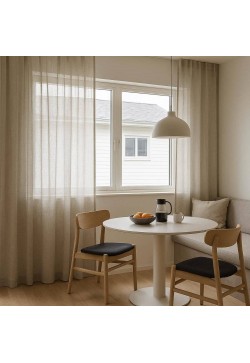 Cortinas con Tablas Cosidas a Mano