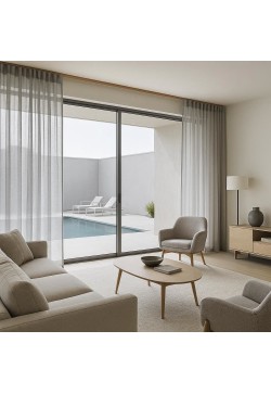 Cortinas con Tablas Cosidas a Mano