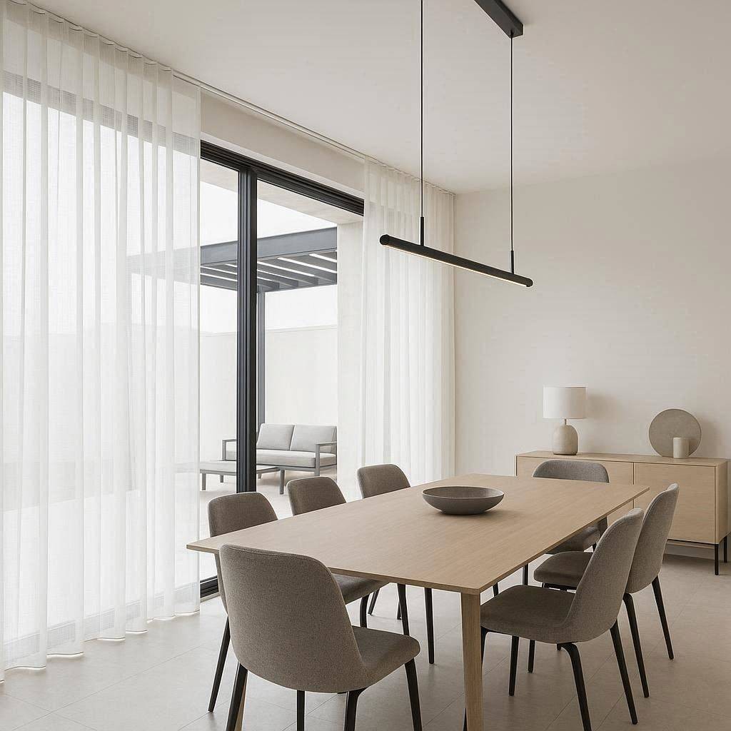 Cortinas a Palas cosidas a mano Moritz