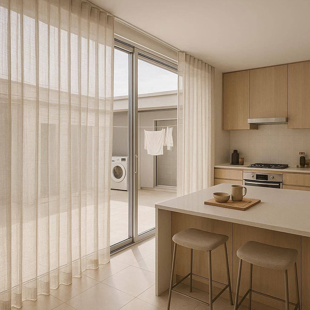 Cortinas a Palas cosidas a mano Moritz