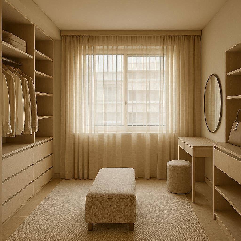 Cortinas a Palas cosidas a mano Moritz