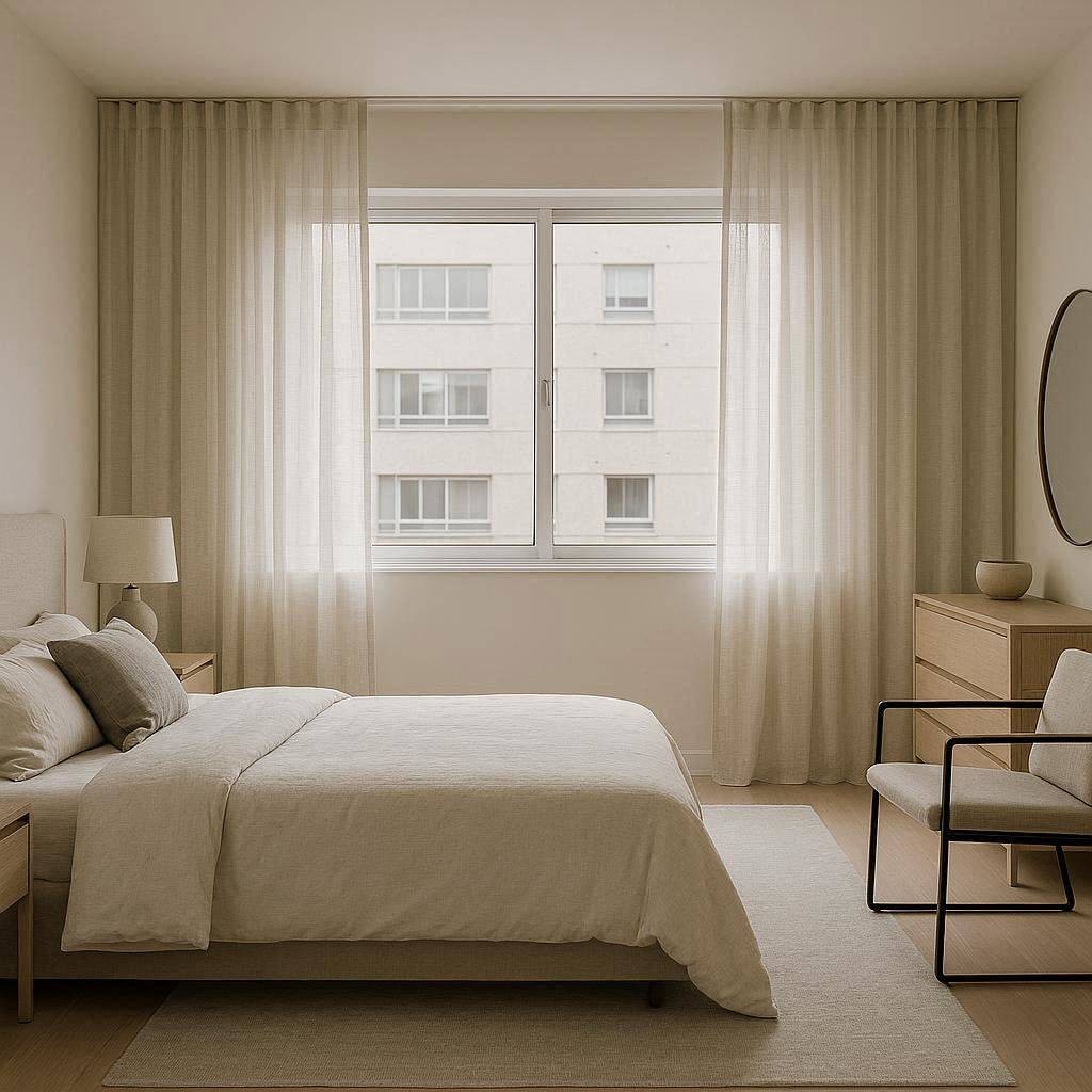 Cortinas a Palas cosidas a mano Moritz