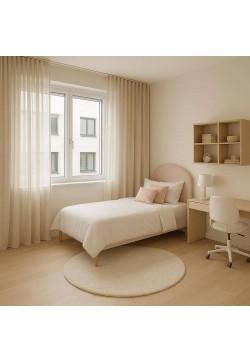 Cortinas a Palas cosidas a mano Moritz