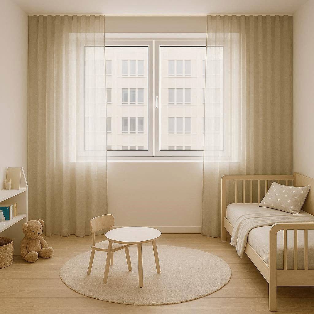 Cortinas a Palas cosidas a mano Moritz