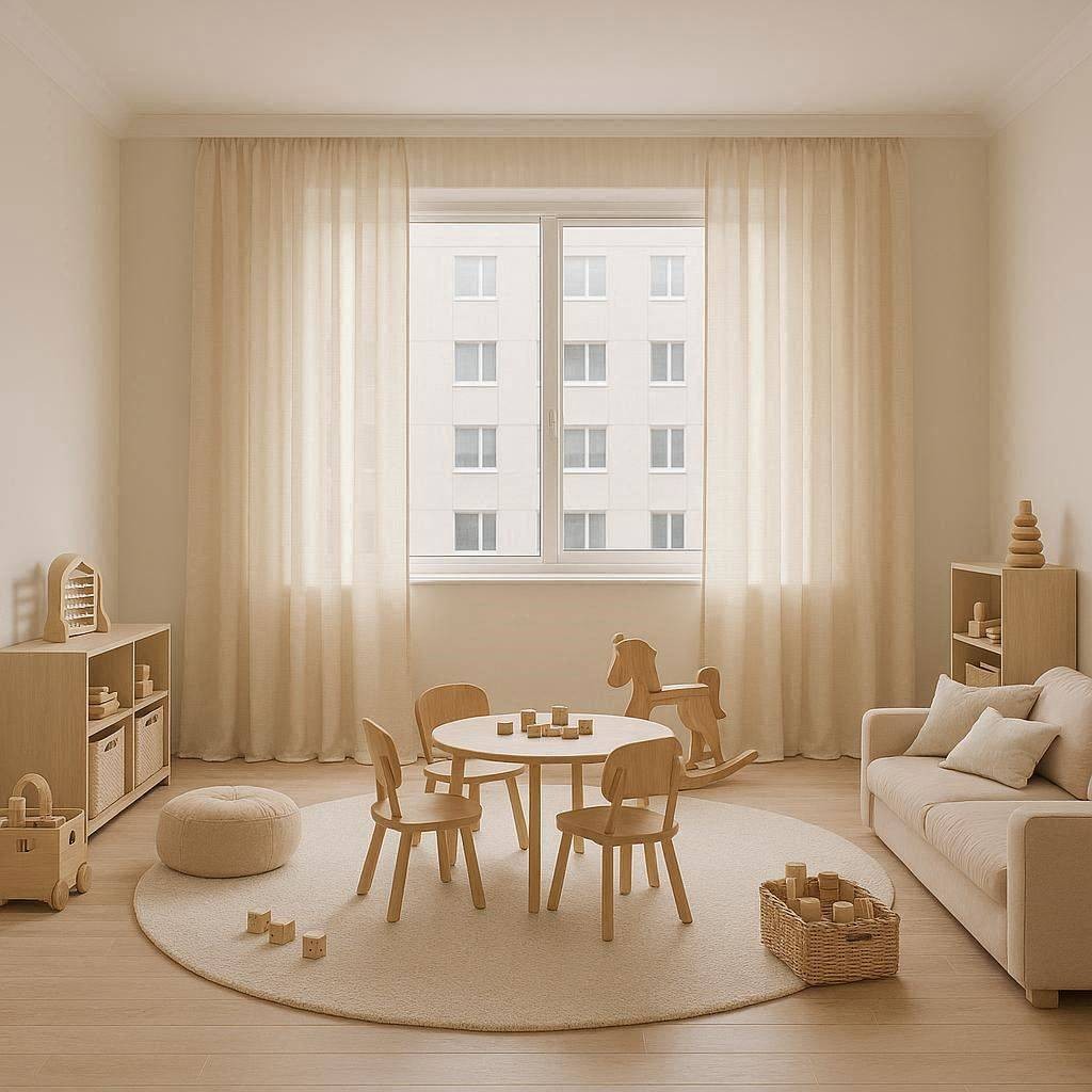 Cortinas a Palas cosidas a mano Moritz