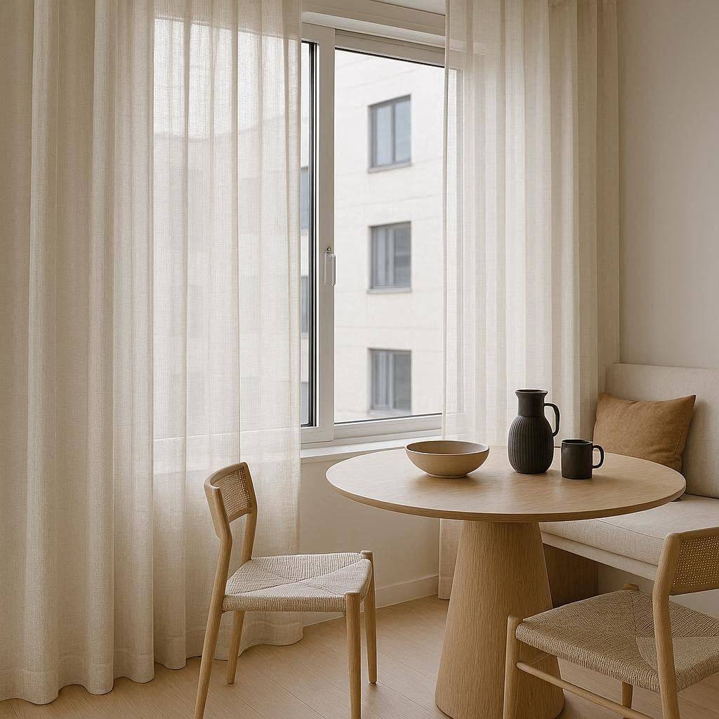 Cortinas a Palas cosidas a mano Moritz