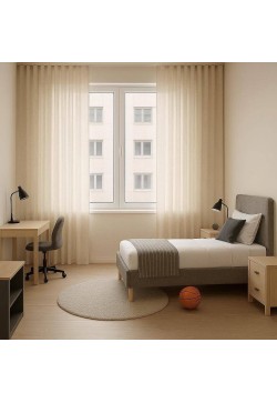 Cortinas a Palas cosidas a mano Moritz