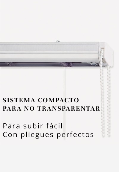 Riel Compacto Estores Tipo Paqueto