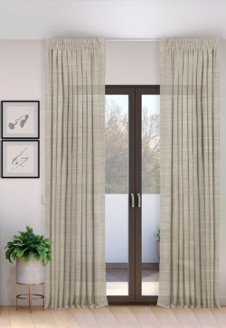 Cortina Fruncidas Cosidas a Mano Biblos