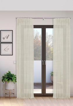 Cortina Triple Pliegue hecho a mano Biblos