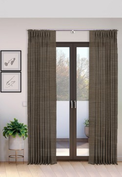 Cortina Triple Pliegue hecho a mano Biblos