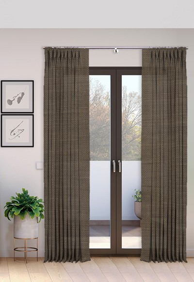 Cortina Triple Pliegue hecho a mano Biblos