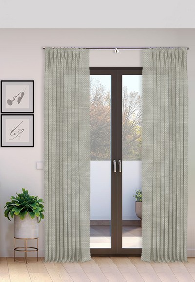 Cortina Triple Pliegue hecho a mano Biblos