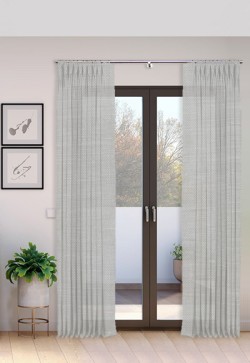 Cortina Triple Pliegue hecho a mano Biblos