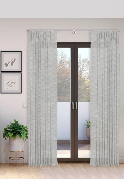 Cortina Triple Pliegue hecho a mano Biblos