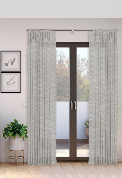 Cortina Triple Pliegue hecho a mano Biblos