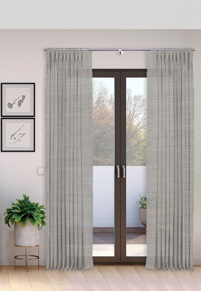 Cortina Triple Pliegue hecho a mano Biblos