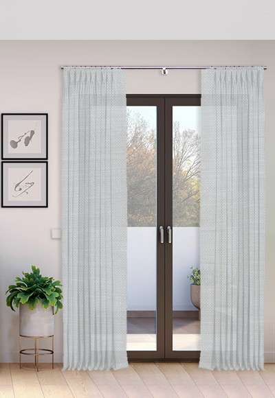 Cortina Triple Pliegue hecho a mano Biblos