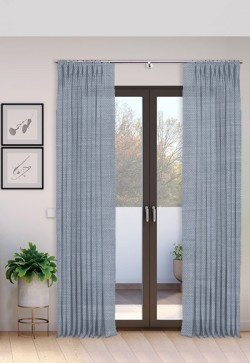 Cortina Triple Pliegue hecho a mano Biblos