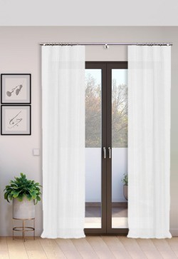 Cortina Tejido Suelto 100% Lino Época lavado a la piedra