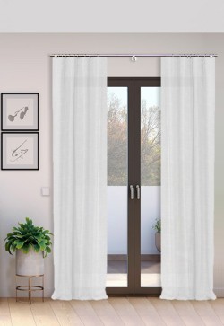 Cortina Tejido Suelto 100% Lino Época lavado a la piedra