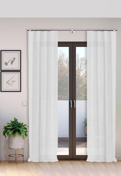 Cortina Tejido Suelto 100% Lino Época lavado a la piedra