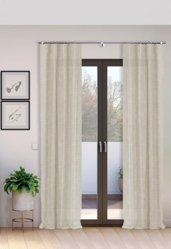 Cortina Tejido Suelto 100% Lino Época lavado a la piedra