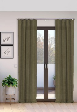 Cortina Tejido Suelto 100% Lino Época lavado a la piedra