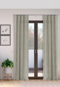 Cortina Tejido Suelto 100% Lino Época lavado a la piedra