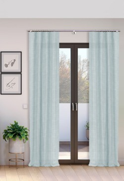 Cortina Tejido Suelto 100% Lino Época lavado a la piedra