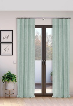 Cortina Tejido Suelto 100% Lino Época lavado a la piedra