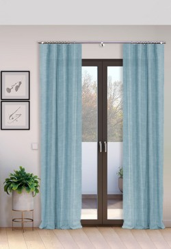 Cortina Tejido Suelto 100% Lino Época lavado a la piedra