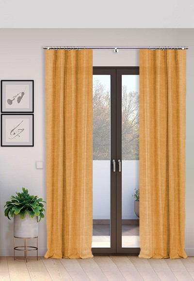 Cortina Tejido Suelto 100% Lino Época lavado a la piedra