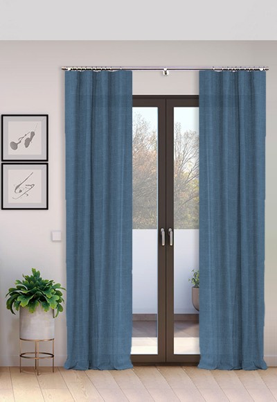 Cortina Tejido Suelto 100% Lino Época lavado a la piedra