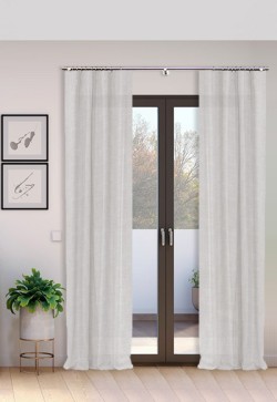 Cortina Tejido Suelto 100% Lino Época lavado a la piedra