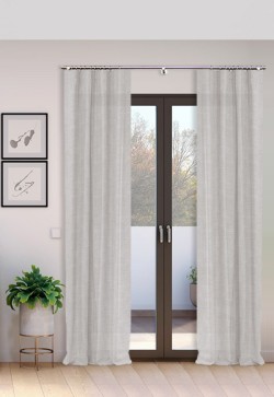 Cortina Tejido Suelto 100% Lino Época lavado a la piedra