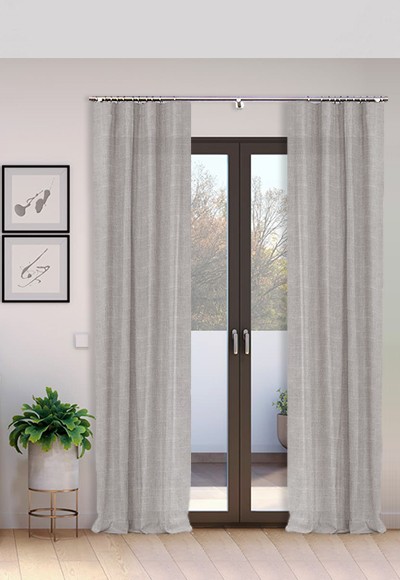 Cortina Tejido Suelto 100% Lino Época lavado a la piedra