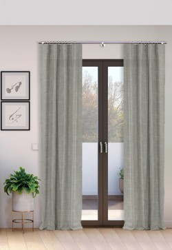 Cortina Tejido Suelto 100% Lino Época lavado a la piedra