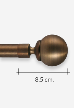 Barras para Cortinas acabado Bronce