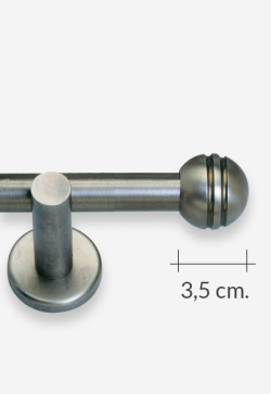 Barras para Cortinas acabado Estaño